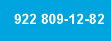 922 809-12-82